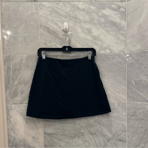 CALIA Women's Essential High Rise Mini Skort A-Line Fit Pure Black size small - Picture 2 of 4